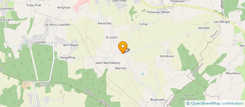 localisation de l'entreprise MADAME AMELIE ADAMO  PLOUHA