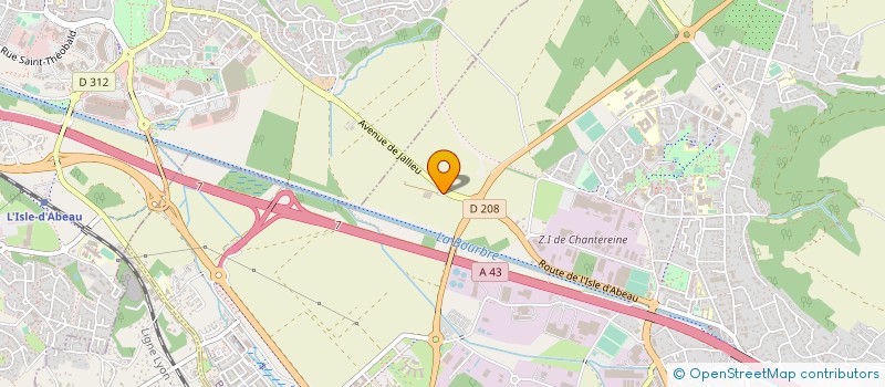 localisation de l'entreprise MADAME AMELIE AGOGUE  BOURGOIN-JALLIEU