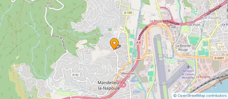 localisation de l'entreprise MADAME AMELIE AMMIRATI à MANDELIEU-LA-NAPOULE