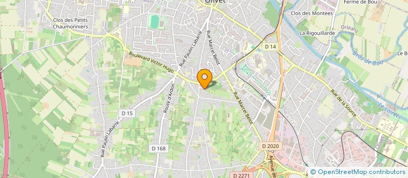 localisation de l'entreprise MADAME AMELIE AMOUR  OLIVET