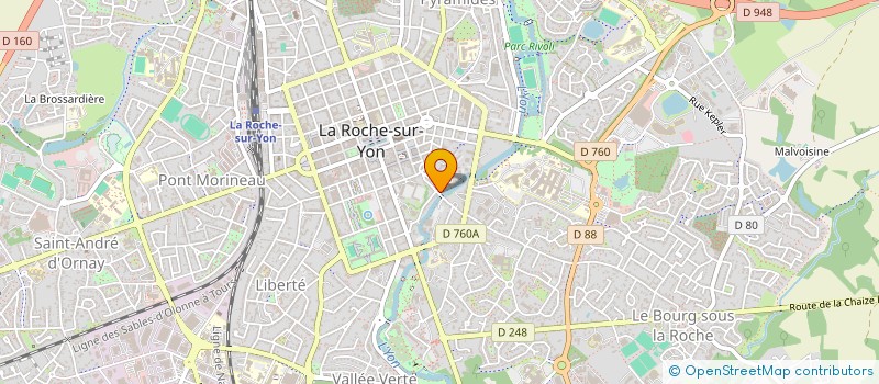 localisation de l'entreprise MADAME AMELIE ANDRIEU  LA ROCHE-SUR-YON