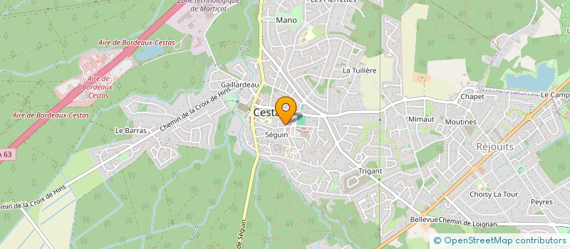 localisation de l'entreprise MADAME AMELIE ANGELATS  CESTAS