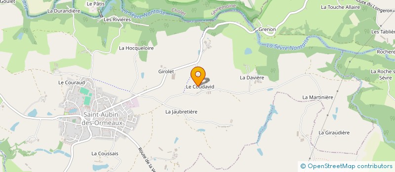 localisation de l'entreprise MADAME AMELIE ANNEREAU  SAINT-AUBIN-DES-ORMEAUX