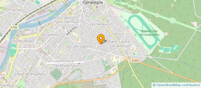 localisation de l'entreprise MADAME AMELIE ANTOINE  COMPIEGNE