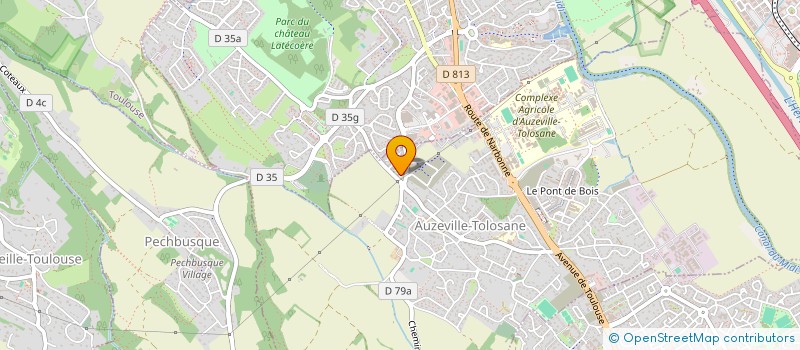 localisation de l'entreprise MADAME AMELIE ARNAUD  AUZEVILLE-TOLOSANE