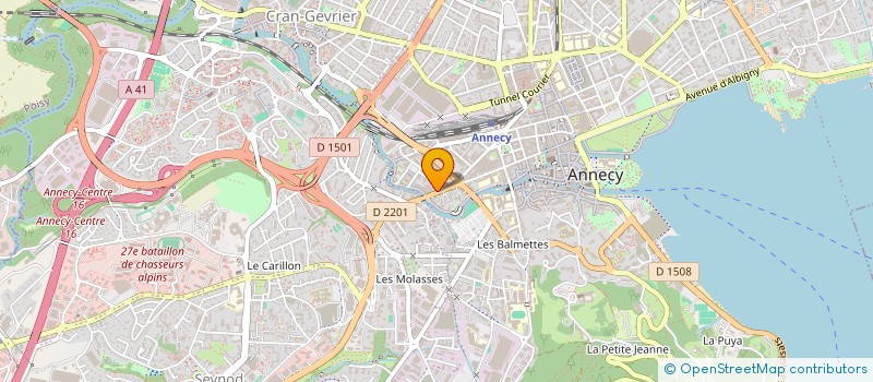 localisation de l'entreprise MADAME AMELIE ARNAUD  ANNECY