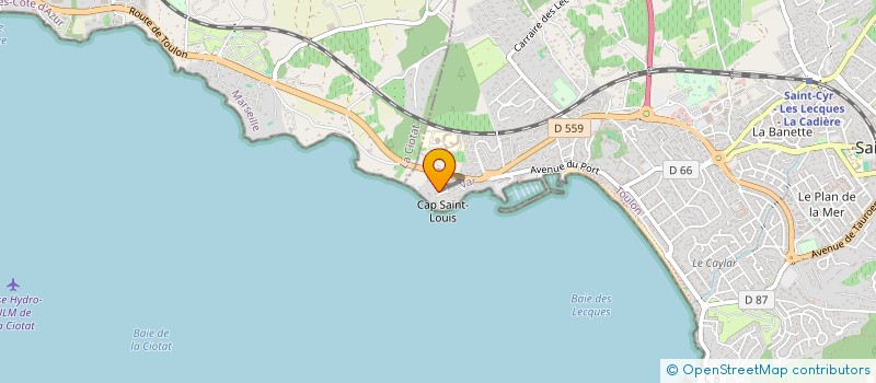 localisation de l'entreprise MADAME AMELIE ARTALE à SAINT-CYR-SUR-MER