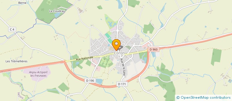 localisation de l'entreprise MADAME AMELIE AUDOUIT  SAINT-LEGER-SOUS-CHOLET