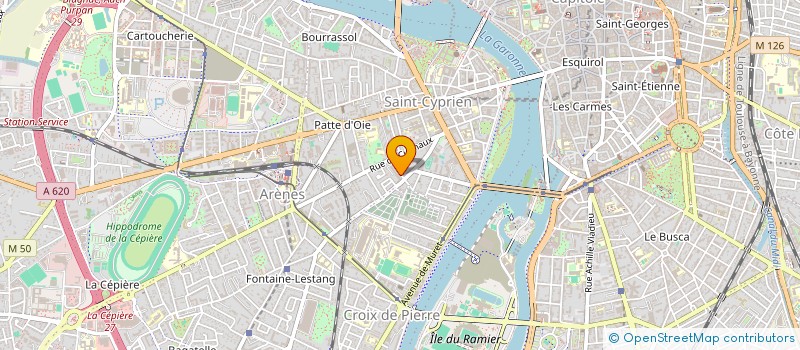 localisation de l'entreprise MADAME AMELIE AULAS à TOULOUSE