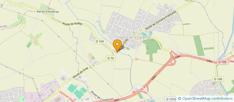 localisation de l'entreprise MADAME AMELIE AZIMON à VAROIS-ET-CHAIGNOT