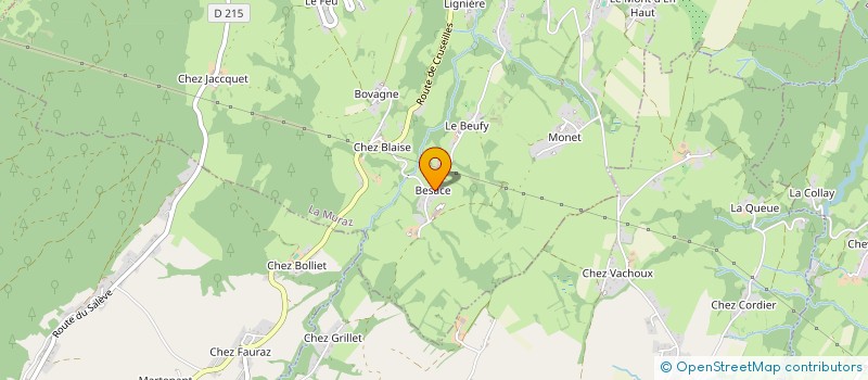 localisation de l'entreprise MADAME AMELIE BAILLARD  LA MURAZ