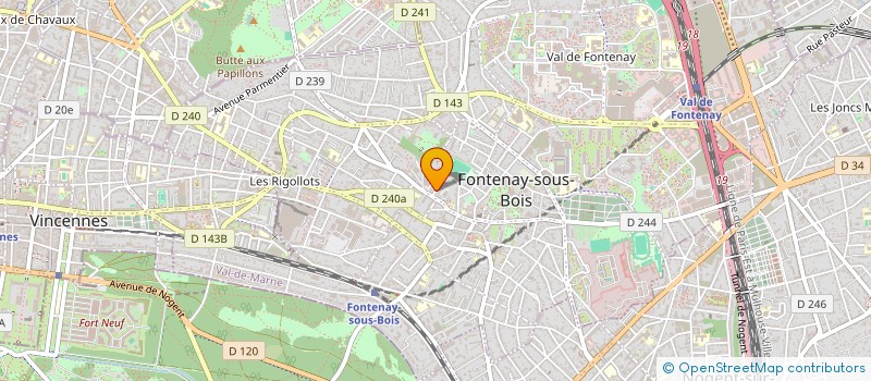 localisation de l'entreprise MADAME AMELIE BARAKE à FONTENAY-SOUS-BOIS