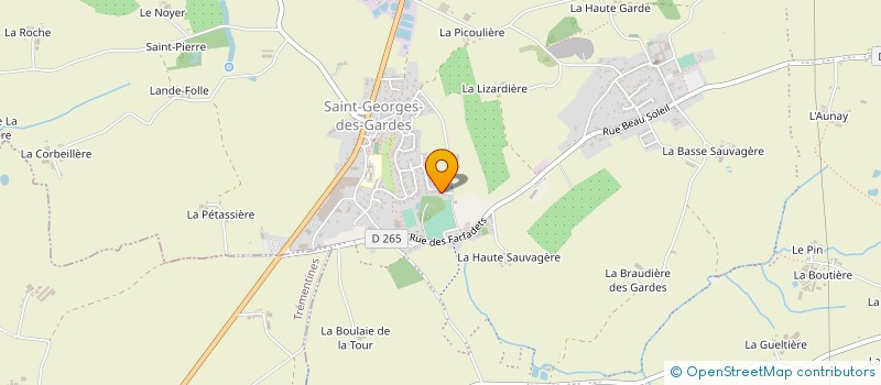 localisation de l'entreprise MADAME AMELIE BARANGER  CHEMILLE-EN-ANJOU