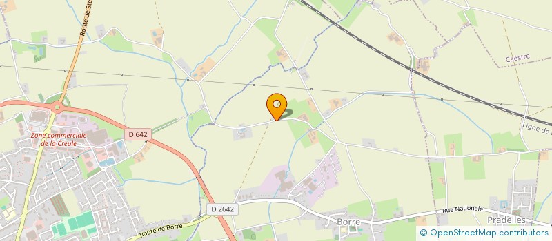 localisation de l'entreprise MADAME AMELIE BARBIER  BORRE