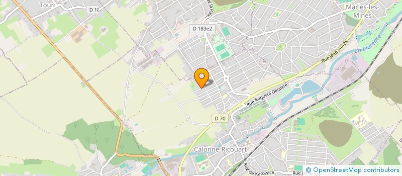 localisation de l'entreprise MADAME AMELIE BARRE  CALONNE-RICOUART