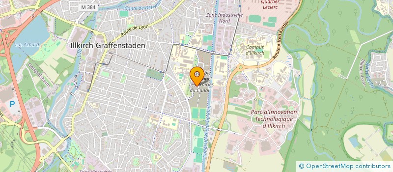 localisation de l'entreprise MADAME AMELIE BASSON  ILLKIRCH-GRAFFENSTADEN