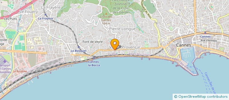 localisation de l'entreprise MADAME AMELIE BAUDOUIN  CANNES