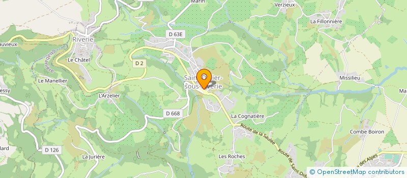 localisation de l'entreprise MADAME AMELIE BAUDRILLART  MORNANT