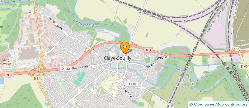 localisation de l'entreprise MADAME AMELIE BAYART  CLAYE-SOUILLY