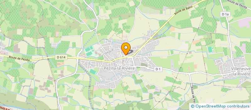 localisation de l'entreprise MADAME AMELIE BAYART  PEZILLA-LA-RIVIERE