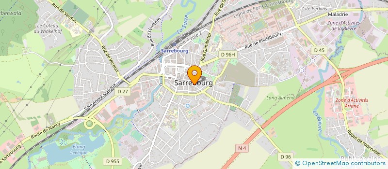 localisation de l'entreprise MADAME AMELIE BECKERICH à SARREBOURG