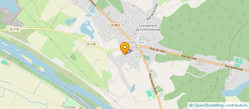 localisation de l'entreprise MADAME AMELIE BEIGNEUX  OUZOUER-SUR-LOIRE
