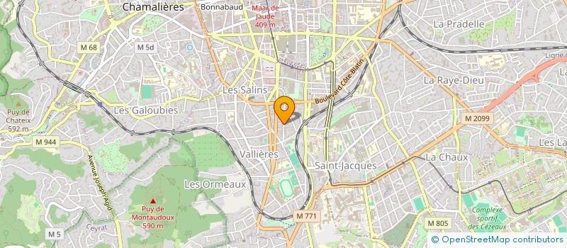 localisation de l'entreprise MADAME AMELIE BELAUD  CLERMONT-FERRAND