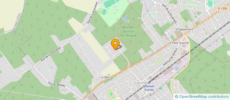 localisation de l'entreprise MADAME AMELIE BENOIT  PESSAC