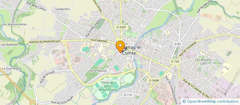 localisation de l'entreprise MADAME AMELIE BENOTEAU à FONTENAY-LE-COMTE