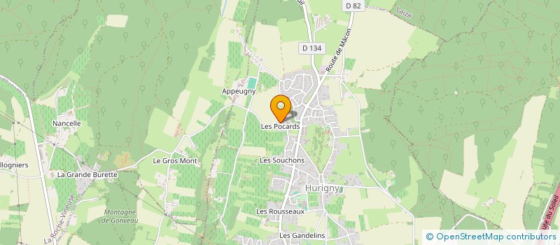 localisation de l'entreprise MADAME AMELIE BERGER à HURIGNY
