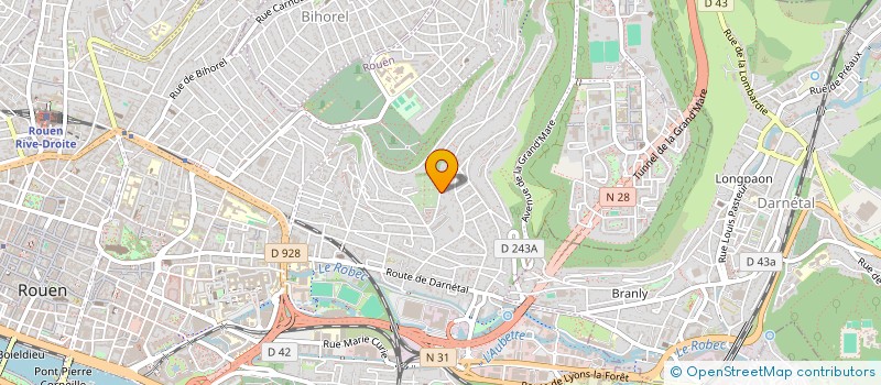 localisation de l'entreprise MADAME AMELIE BERGER  ROUEN