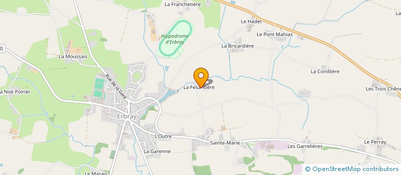 localisation de l'entreprise MADAME AMELIE BERGER à CHATEAUBRIANT