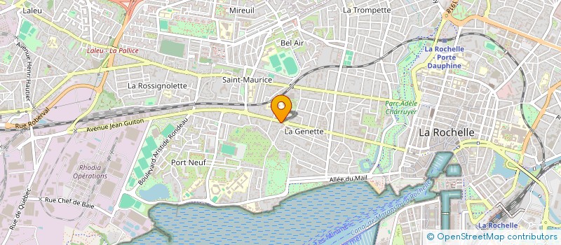 localisation de l'entreprise MADAME AMELIE BERLAND  LA ROCHELLE