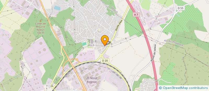 localisation de l'entreprise MADAME AMELIE BERNARD  ROGNAC