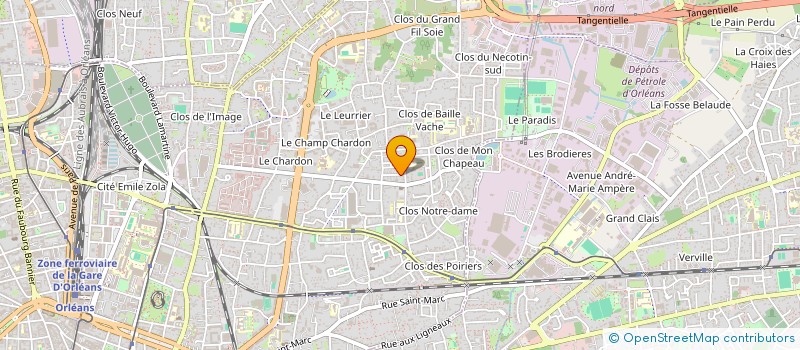 localisation de l'entreprise MADAME AMELIE BERNARD à ORLEANS