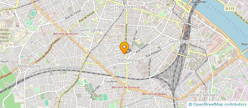 localisation de l'entreprise MADAME AMELIE BERNAT  BORDEAUX