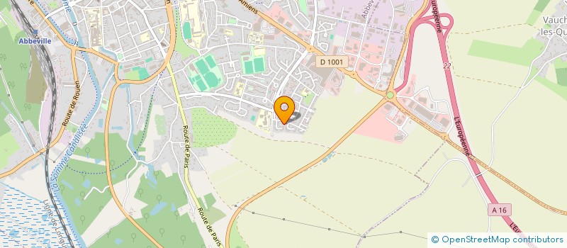 localisation de l'entreprise MADAME AMELIE BERNAUD  ABBEVILLE