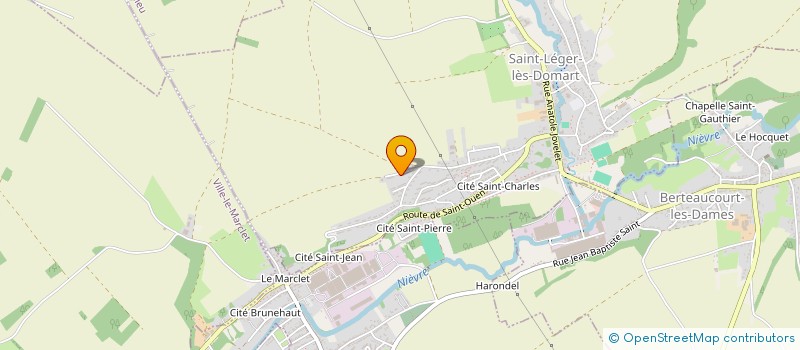 localisation de l'entreprise MADAME AMELIE BERQUIN  SAINT-LEGER-LES-DOMART