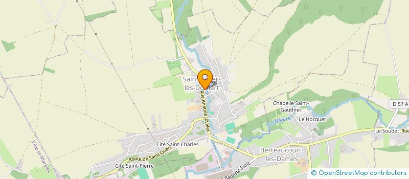 localisation de l'entreprise MADAME AMELIE BERTAUX  SAINT-LEGER-LES-DOMART