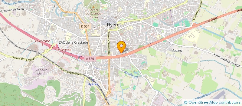 localisation de l'entreprise MADAME AMELIE BERTELOOT à HYERES