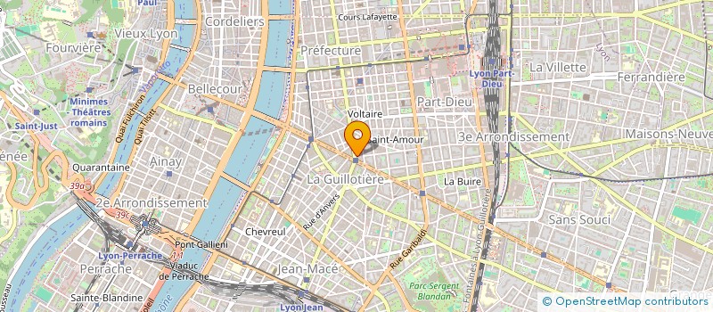 localisation de l'entreprise MADAME AMELIE BERTILLER  LYON