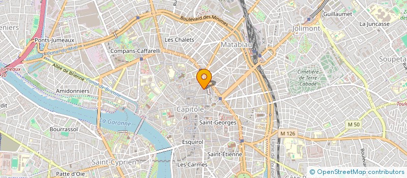 localisation de l'entreprise MADAME AMELIE BERTIN  TOULOUSE
