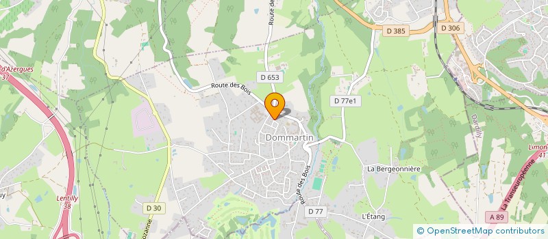 localisation de l'entreprise MADAME AMELIE BERTRAND  NEUVILLE-SUR-SAONE