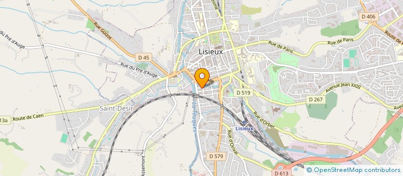 localisation de l'entreprise MADAME AMELIE BEUZELIN à LISIEUX
