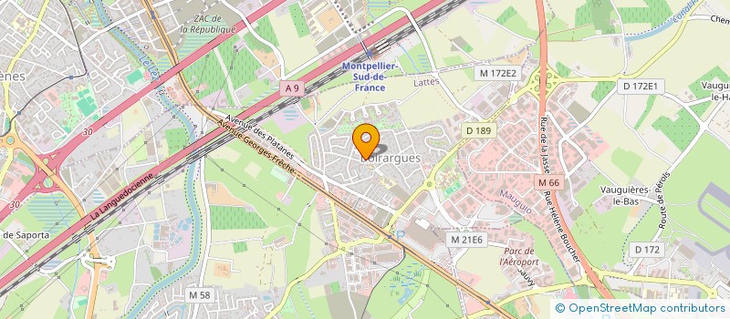 localisation de l'entreprise MADAME AMELIE BLACHON à LATTES