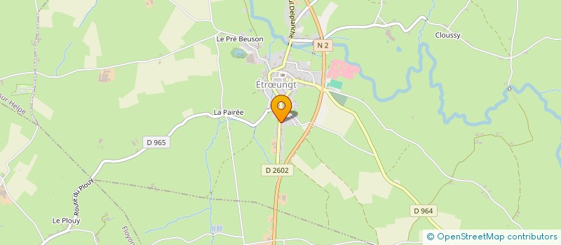 localisation de l'entreprise MADAME AMELIE BLAMPAIN  ETRUNGT