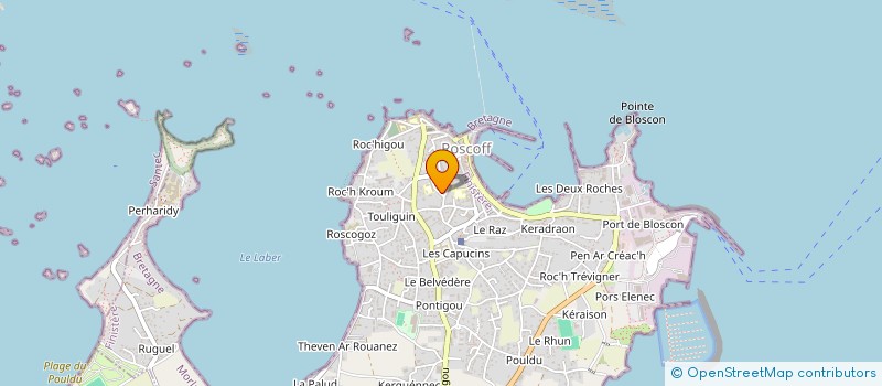 localisation de l'entreprise MADAME AMELIE BLERIOT-MAZUR  ROSCOFF