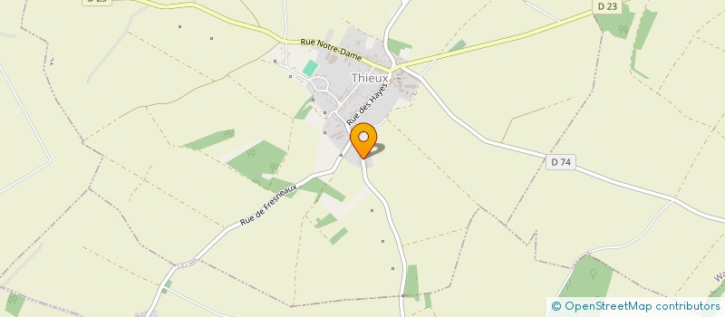 localisation de l'entreprise MADAME AMELIE BLOND  THIEUX