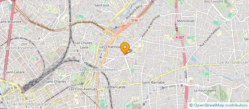 localisation de l'entreprise MADAME AMELIE BLONDIAUX à MARSEILLE