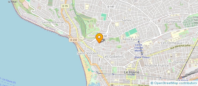 localisation de l'entreprise MADAME AMELIE BLOT à LE HAVRE